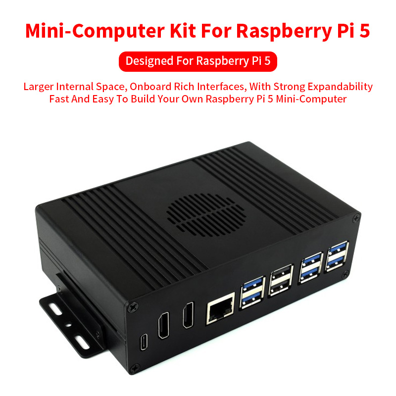 Raspberry Pi 5 8Gb Kit - Raspberry Pi 5 все-в-одном, мини-фонарь PCIe