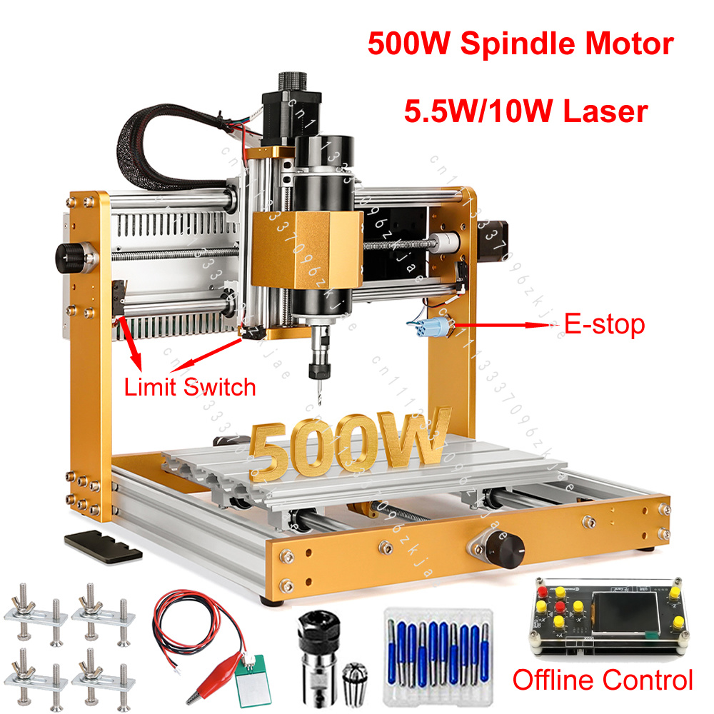 Mini Laser Engraver Cnc Router - Офлайн-мини-фрезерный станок с ЧПУ для алюминия