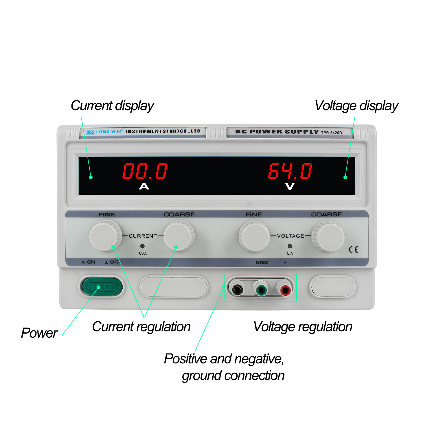 Longwei TPR-6420D 64 В 20 А св – обзор и цена Linear Lab Power Supply Adjustable
