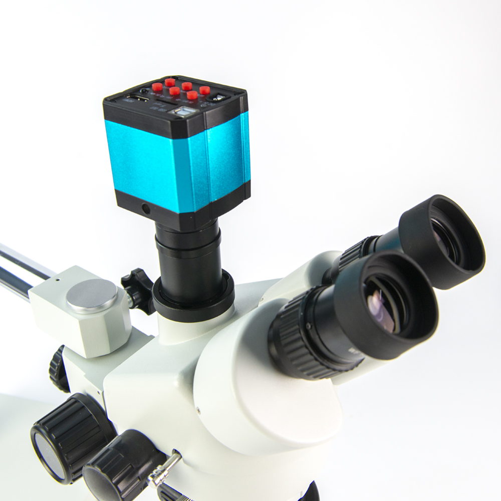 Тринокулярный стереомикроскоп  – обзор и цена Stereo Trinocular Microscope Pcb