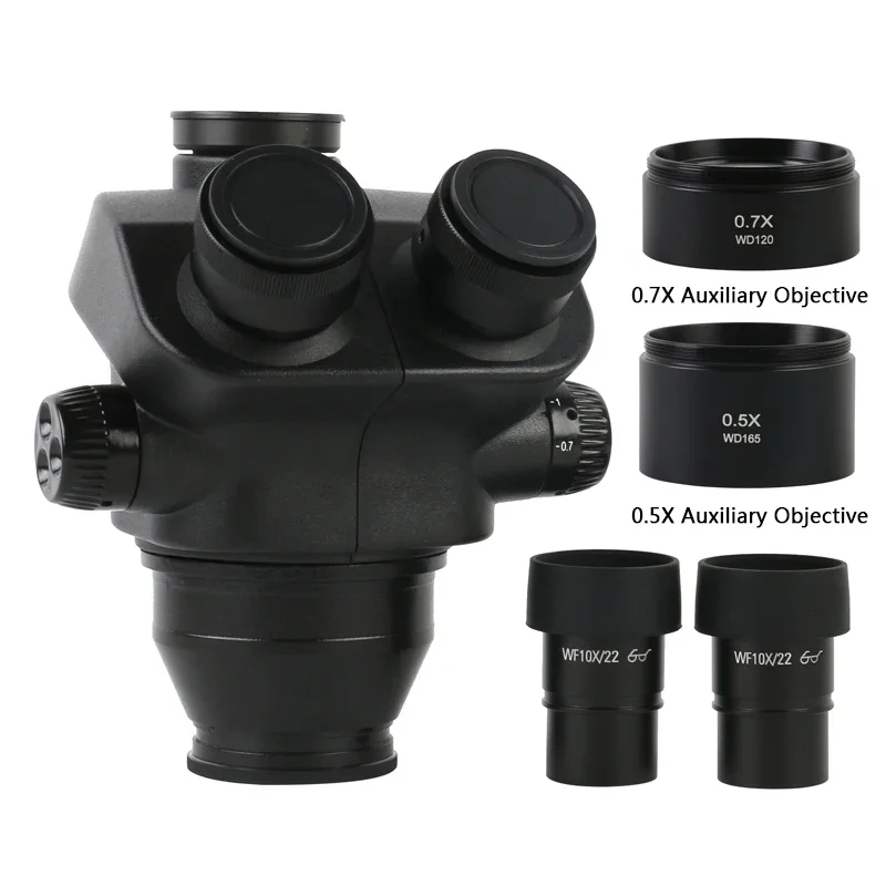 7X50X Simul Focal Zoom Промышл – обзор и цена Stereo Trinocular Microscope Pcb